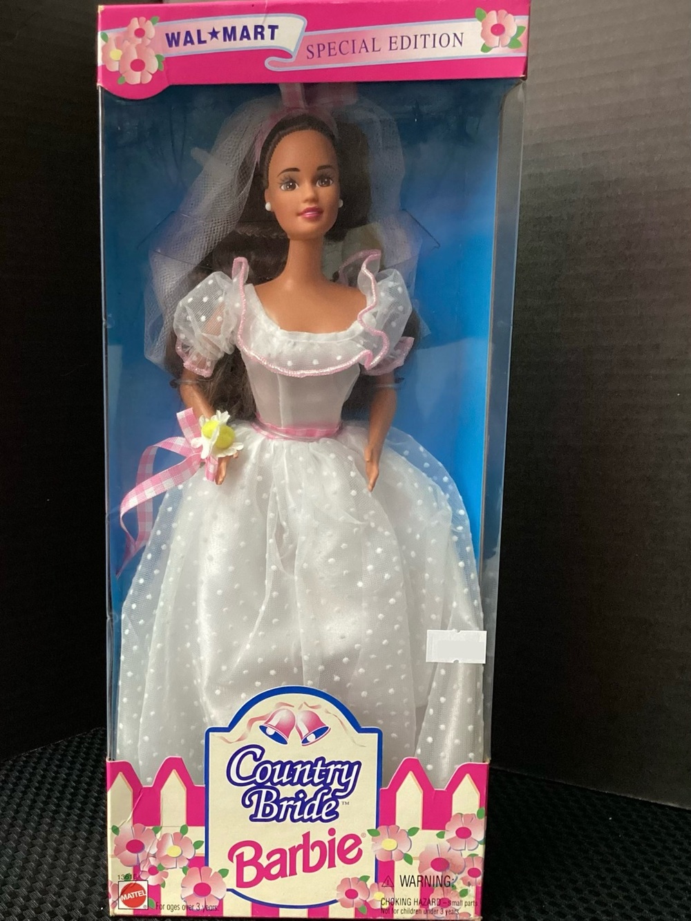 Barbie Country Bride Doll - White Dress with Pink Accents